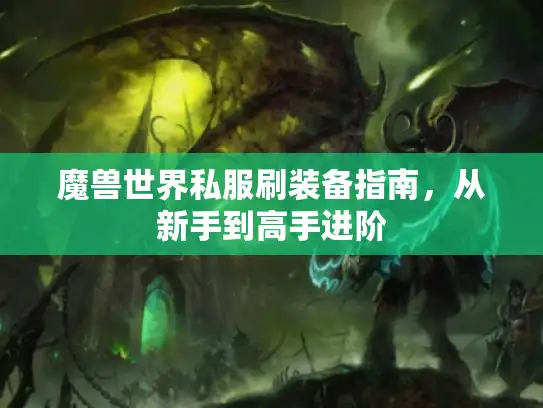 魔兽世界私服刷装备指南，从新手到高手进阶
