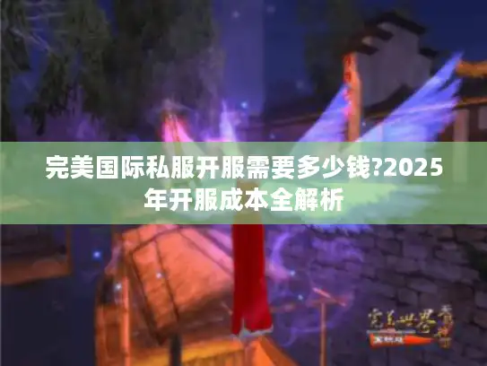 完美国际私服开服需要多少钱?2025年开服成本全解析 完美国际私服开服需要多少钱?2025年开服成本全解析