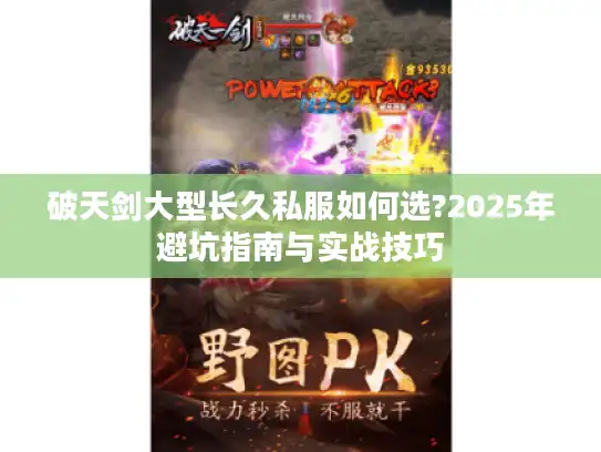 破天剑大型长久私服如何选?2025年避坑指南与实战技巧