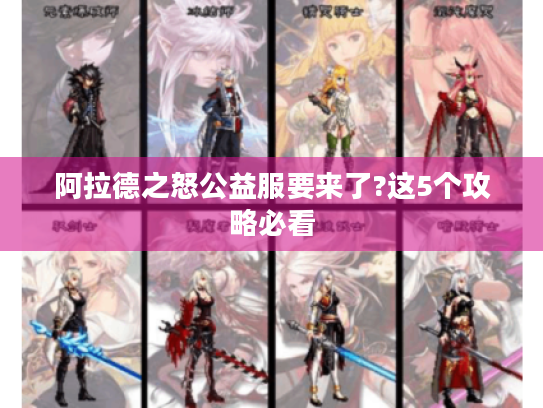 阿拉德之怒公益服要来了?这5个攻略必看