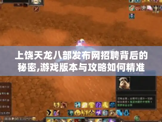 上饶天龙八部发布网招聘背后的秘密,游戏版本与攻略如何精准获取