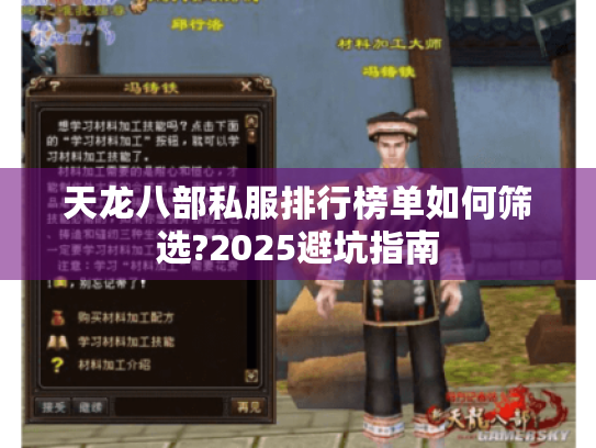 天龙八部私服排行榜单如何筛选?2025避坑指南 天龙八部私服排行榜单如何筛选?2025避坑指南