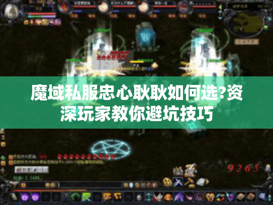 魔域私服忠心耿耿如何选?资深玩家教你避坑技巧 魔域私服忠心耿耿如何选?资深玩家教你避坑技巧