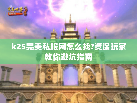 k25完美私服网怎么找?资深玩家教你避坑指南