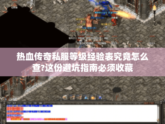 热血传奇私服等级经验表究竟怎么查?这份避坑指南必须收藏 热血传奇私服等级经验表究竟怎么查?这份避坑指南必须收藏