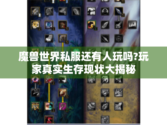 魔兽世界私服还有人玩吗?玩家真实生存现状大揭秘 魔兽世界私服还有人玩吗?玩家真实生存现状大揭秘