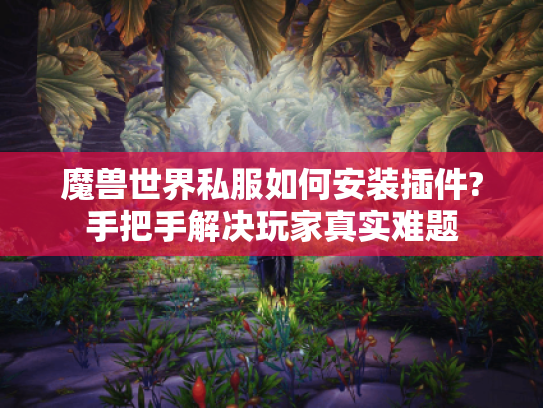 魔兽世界私服如何安装插件?手把手解决玩家真实难题