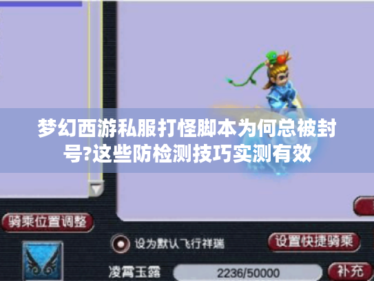 梦幻西游私服打怪脚本为何总被封号?这些防检测技巧实测有效 梦幻西游私服打怪脚本为何总被封号?这些防检测技巧实测有效