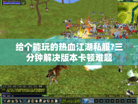 给个能玩的热血江湖私服?三分钟解决版本卡顿难题