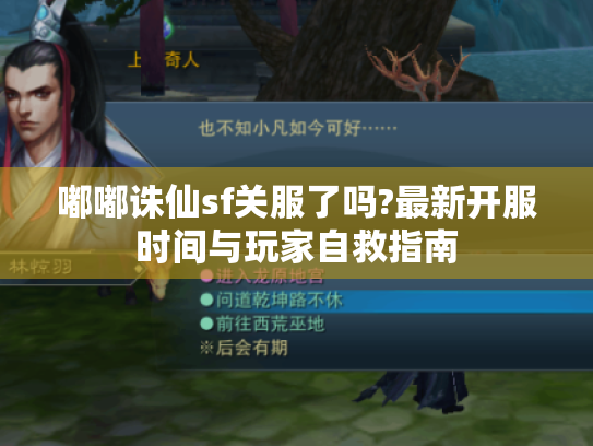 嘟嘟诛仙sf关服了吗?最新开服时间与玩家自救指南 嘟嘟诛仙sf关服了吗?最新开服时间与玩家自救指南