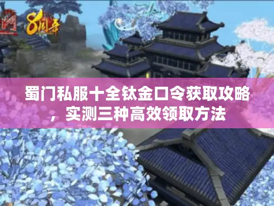 蜀门私服十全钛金口令获取攻略，实测三种高效领取方法