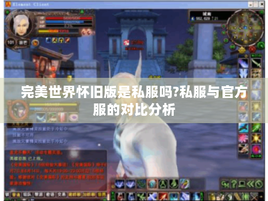 完美世界怀旧版是私服吗?私服与官方服的对比分析