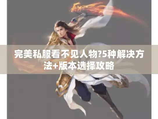完美私服看不见人物?5种解决方法+版本选择攻略