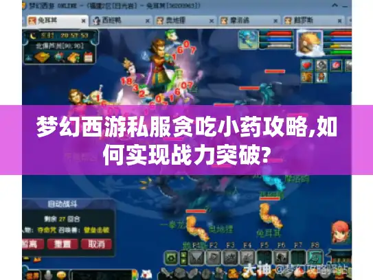 梦幻西游私服贪吃小药攻略,如何实现战力突破?