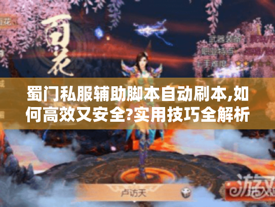 蜀门私服辅助脚本自动刷本,如何高效又安全?实用技巧全解析 蜀门私服辅助脚本自动刷本,如何高效又安全?实用技巧全解析