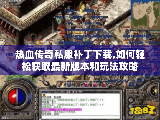 热血传奇私服补丁下载,如何轻松获取最新版本和玩法攻略 热血传奇私服补丁下载,如何轻松获取最新版本和玩法攻略