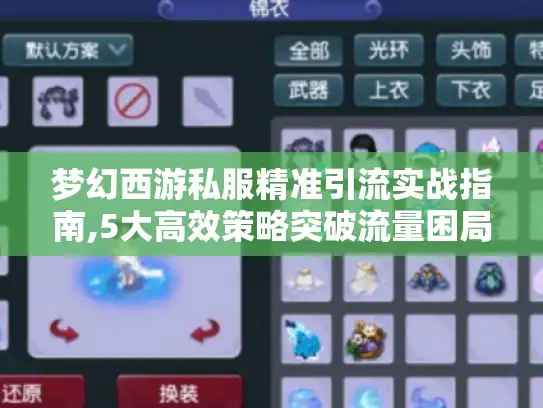 梦幻西游私服精准引流实战指南,5大高效策略突破流量困局