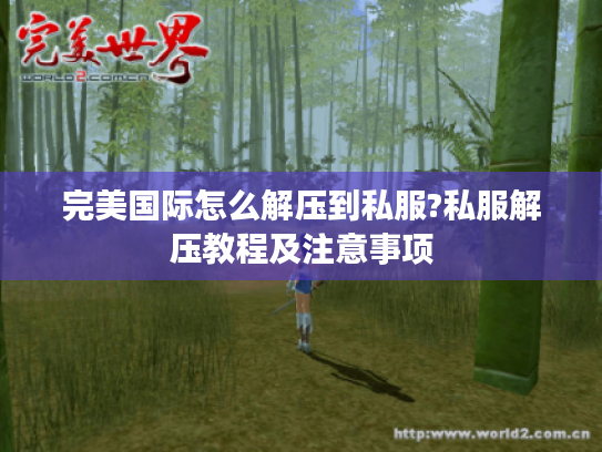 完美国际怎么解压到私服?私服解压教程及注意事项 完美国际怎么解压到私服?私服解压教程及注意事项