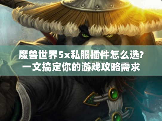 魔兽世界5x私服插件怎么选?一文搞定你的游戏攻略需求