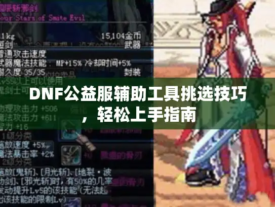DNF公益服辅助工具挑选技巧，轻松上手指南