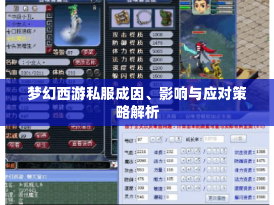 梦幻西游私服成因、影响与应对策略解析