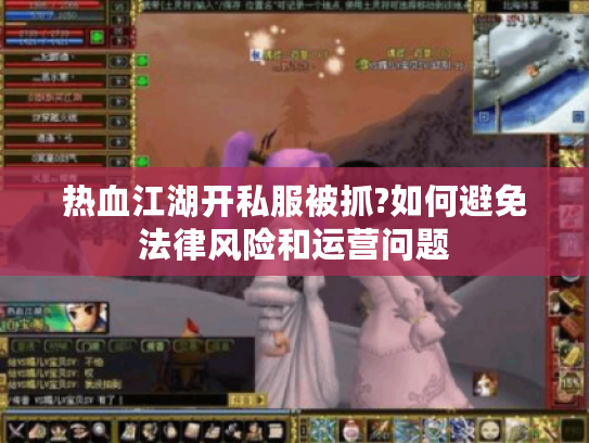 热血江湖开私服被抓?如何避免法律风险和运营问题