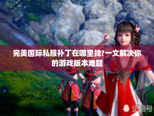 完美国际私服补丁在哪里找?一文解决你的游戏版本难题