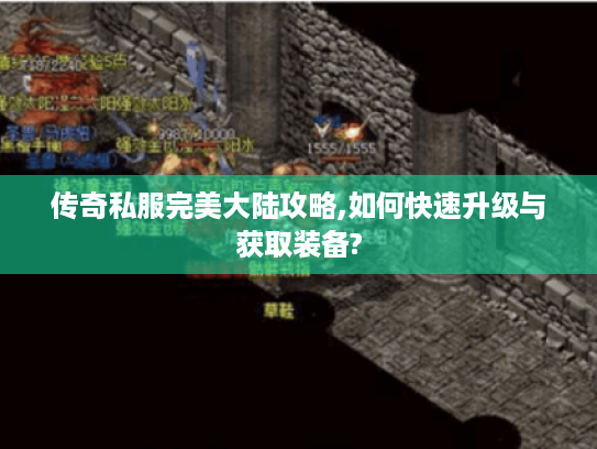 传奇私服完美大陆攻略,如何快速升级与获取装备? 传奇私服完美大陆攻略,如何快速升级与获取装备?