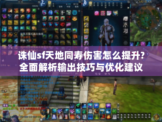 诛仙sf天地同寿伤害怎么提升?全面解析输出技巧与优化建议
