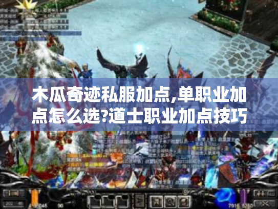 木瓜奇迹私服加点,单职业加点怎么选?道士职业加点技巧全解析 木瓜奇迹私服加点,单职业加点怎么选?道士职业加点技巧全解析