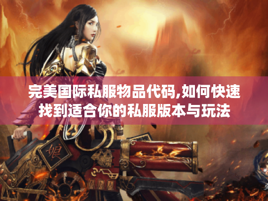 完美国际私服物品代码,如何快速找到适合你的私服版本与玩法 完美国际私服物品代码,如何快速找到适合你的私服版本与玩法