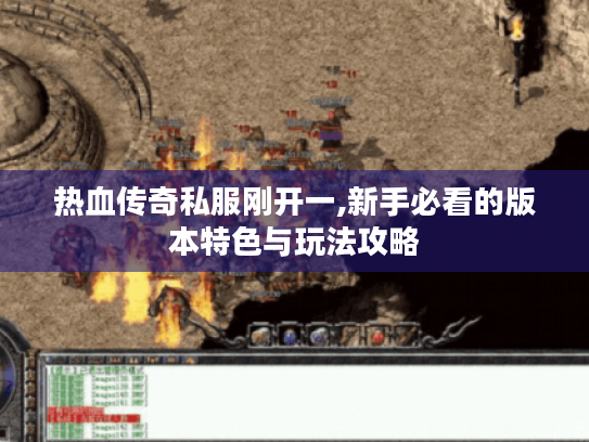 热血传奇私服刚开一,新手必看的版本特色与玩法攻略 热血传奇私服刚开一,新手必看的版本特色与玩法攻略