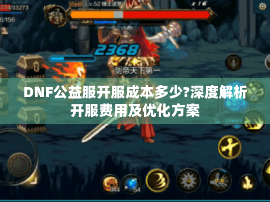 DNF公益服开服成本多少?深度解析开服费用及优化方案 DNF公益服开服成本多少?深度解析开服费用及优化方案