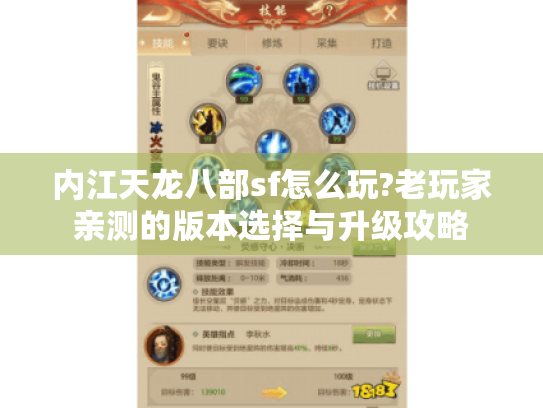 内江天龙八部sf怎么玩?老玩家亲测的版本选择与升级攻略