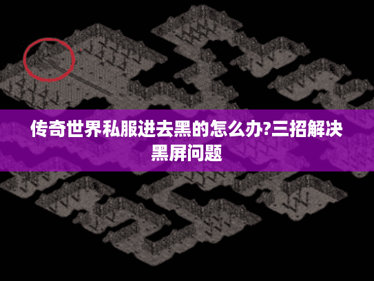 传奇世界私服进去黑的怎么办?三招解决黑屏问题