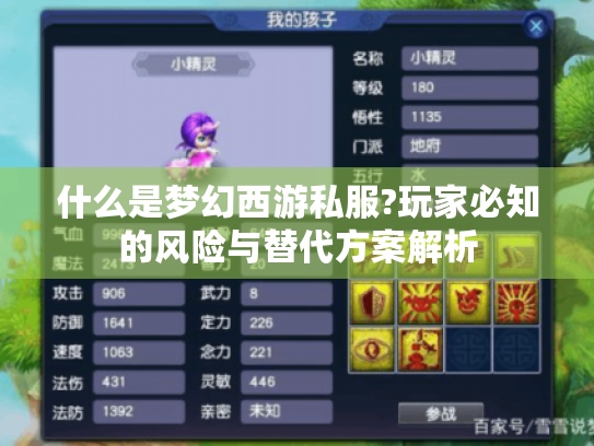 什么是梦幻西游私服?玩家必知的风险与替代方案解析 什么是梦幻西游私服?玩家必知的风险与替代方案解析