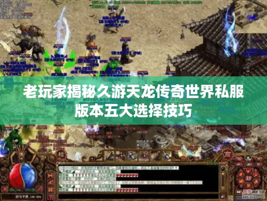 老玩家揭秘久游天龙传奇世界私服版本五大选择技巧