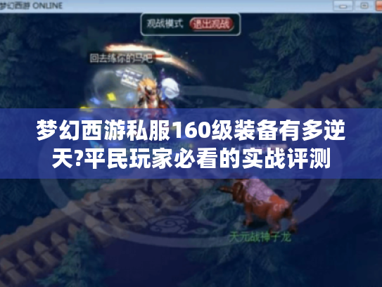 梦幻西游私服160级装备有多逆天?平民玩家必看的实战评测