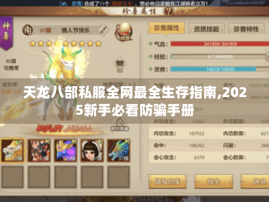 天龙八部私服全网最全生存指南,2025新手必看防骗手册 天龙八部私服全网最全生存指南,2025新手必看防骗手册