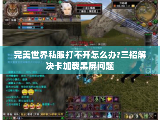 完美世界私服打不开怎么办?三招解决卡加载黑屏问题 完美世界私服打不开怎么办?三招解决卡加载黑屏问题