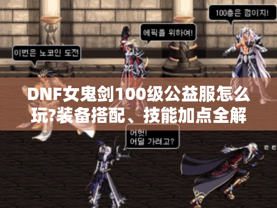 DNF女鬼剑100级公益服怎么玩?装备搭配、技能加点全解析 DNF女鬼剑100级公益服怎么玩?装备搭配、技能加点全解析