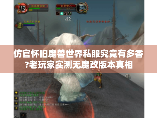 仿官怀旧魔兽世界私服究竟有多香?老玩家实测无魔改版本真相
