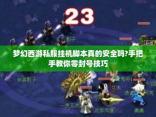 梦幻西游私服挂机脚本真的安全吗?手把手教你零封号技巧