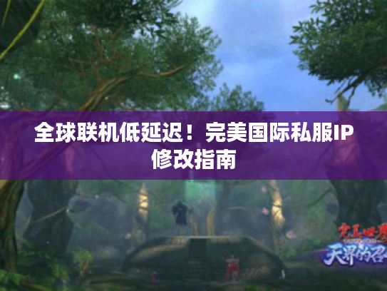全球联机低延迟！完美国际私服IP修改指南