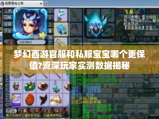 梦幻西游官服和私服宝宝哪个更保值?资深玩家实测数据揭秘 梦幻西游官服和私服宝宝哪个更保值?资深玩家实测数据揭秘