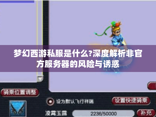 梦幻西游私服是什么?深度解析非官方服务器的风险与诱惑