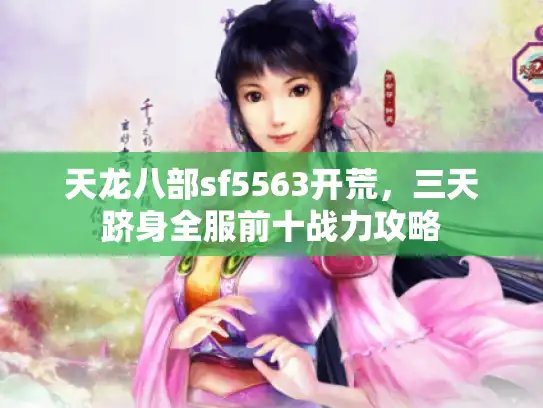 天龙八部sf5563开荒，三天跻身全服前十战力攻略