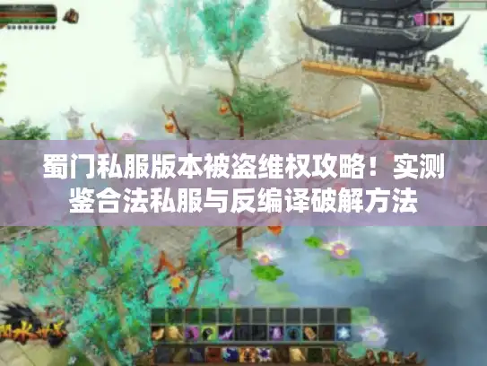 蜀门私服版本被盗维权攻略！实测鉴合法私服与反编译破解方法