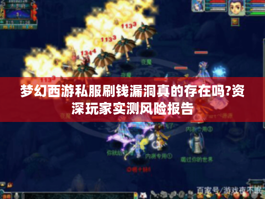 梦幻西游私服刷钱漏洞真的存在吗?资深玩家实测风险报告 梦幻西游私服刷钱漏洞真的存在吗?资深玩家实测风险报告
