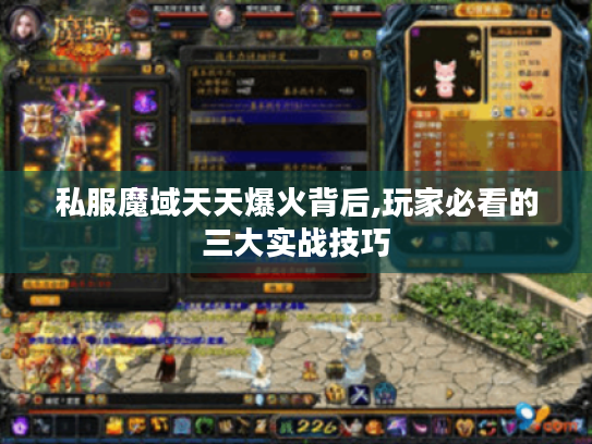 私服魔域天天爆火背后,玩家必看的三大实战技巧